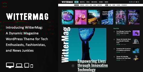 WitterMag - Modern Magazine WordPress Theme Logo